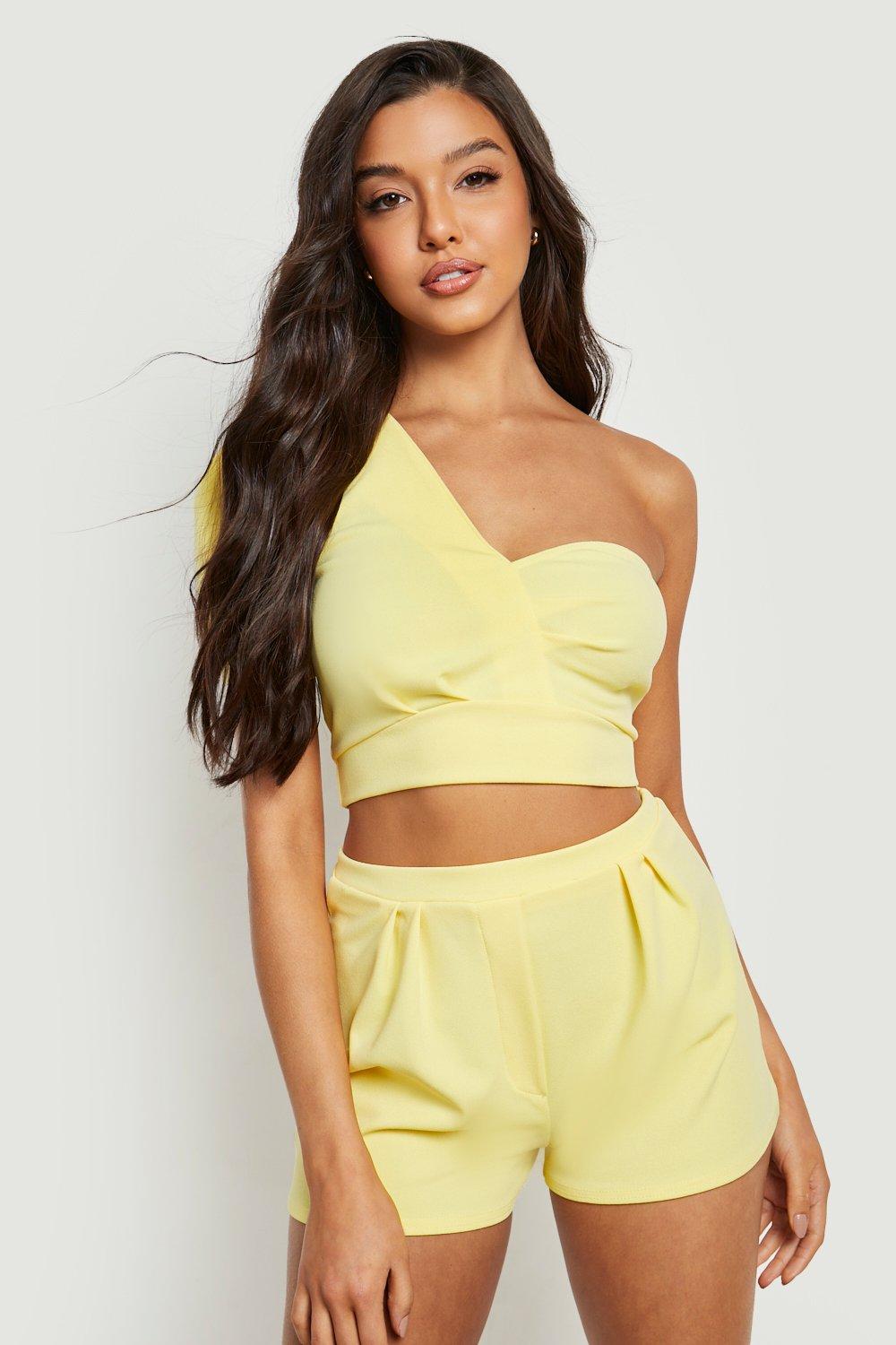 One Shoulder Shorts